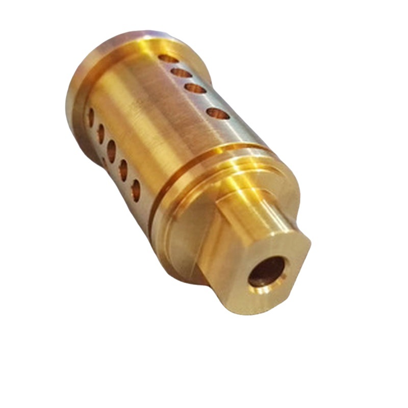 Copper nozzle, copper sleeve, composite CNC lathe processing, stainless steel accessories fastener processing