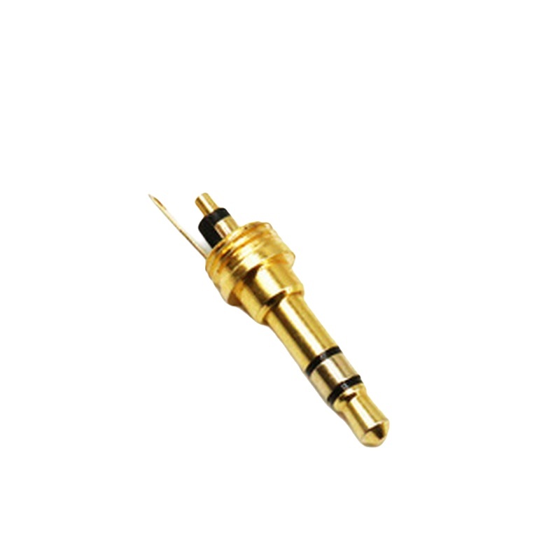 Brass finishing parts, center machining, CNC lathe processing, conductive copper needle processing