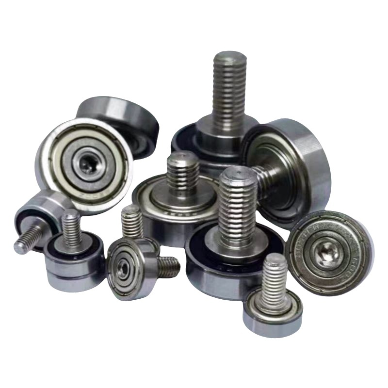 304 pulley roller/with external thread shaft pulley stainless steel accessories screw