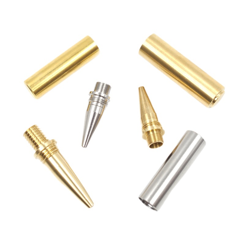 Pen Kits Brass Nib Accessories Custom Made Metal Threaded Nib Caps