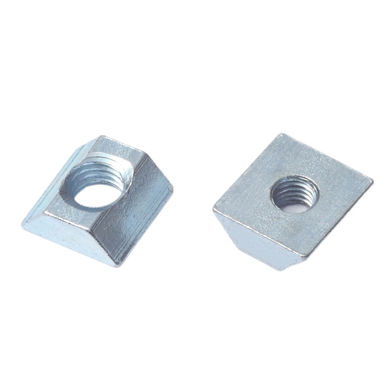 Aluminum profile accessories elastic nut spring steel ball nut block