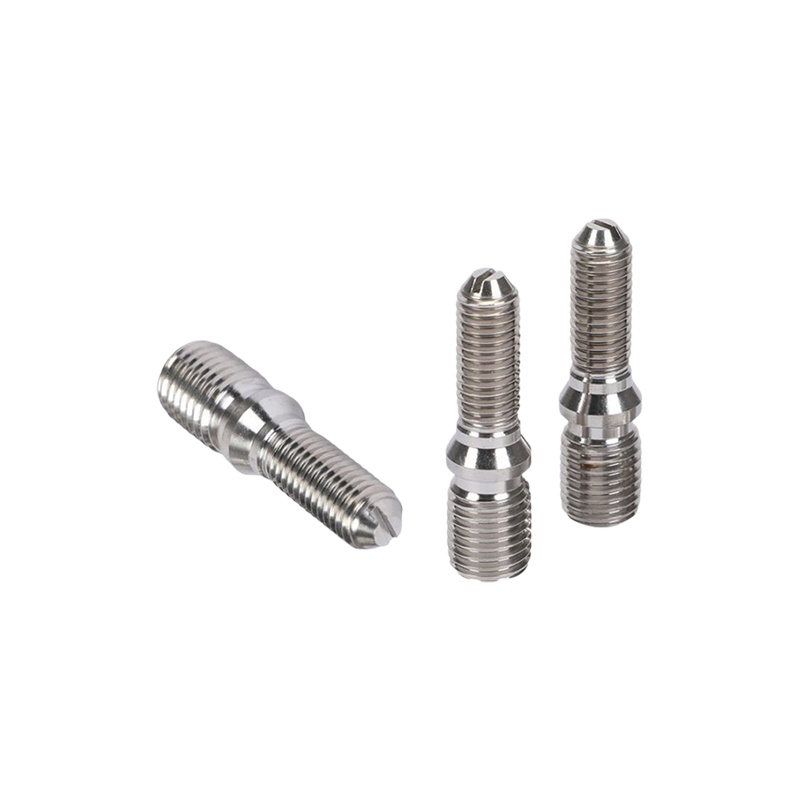 Large and small head slotted variable diameter studs