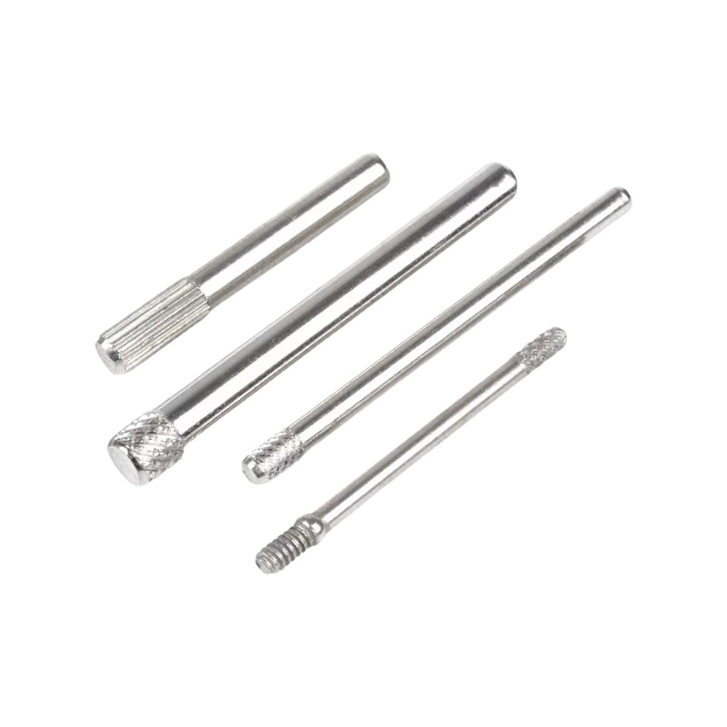 Stainless steel knurled pin rubbing shaft toy shaft cylindrical pin knurled pin embossed shaft