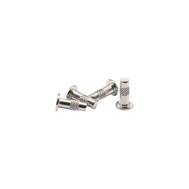 Stainless steel pressure rivet nut round stud embossed rivet